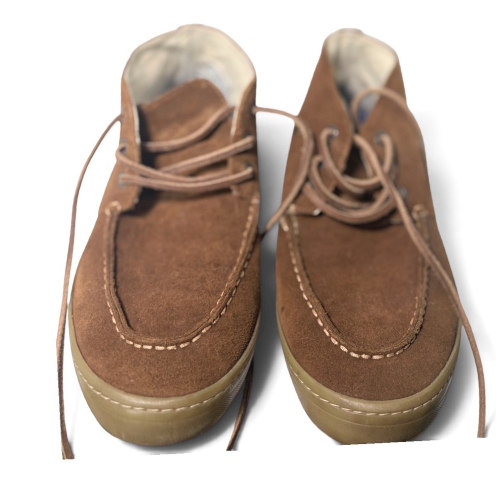 SeaVees El Cap Camp Moc Tobacco Suede Chukka Boots Brown Mid Top Mens 10